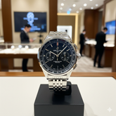 BRETLING QUARTZ METAL STRAP WATCH